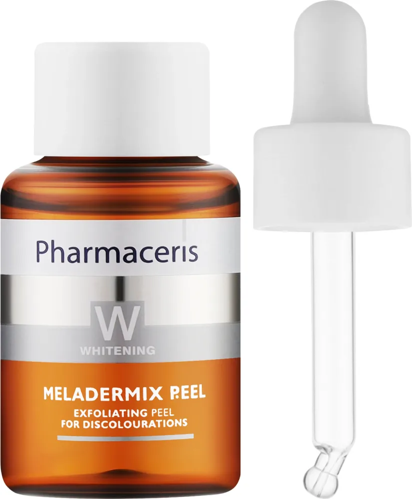 Pharmaceris W Meladermix Peel пилинг для лица отшелушивающий против пигментных пятен, с молочной, гликолевой и миндальной кислотами, 30 мл