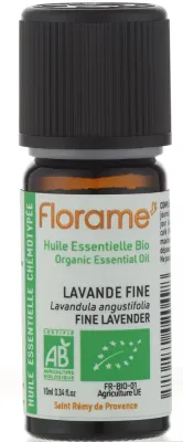Эфирное масло BIO «Лаванда узколистная» Florame Fine Lavender Organic Essential Oil, 10 мл