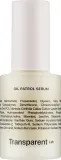 Transparent Lab Oil Patrol Serum сыворотка для лица матирующая с ниацинамидом и цинком 30 мл, для жирной и проблемной кожи — фото 1