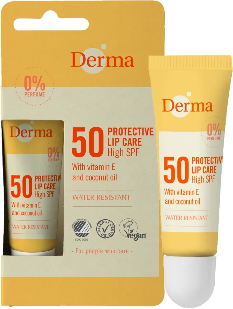 Бальзам для губ Derma Protective Lip Care High SPF50 с защитой от солнца, 10 мл