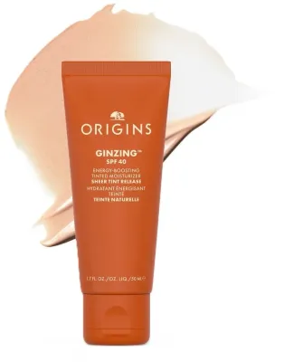 Крем для лица Origins Ginzing SPF 40 Energy-Boosting Tinted Moisturizer тонирующий, увлажняющий, 50 мл, оттенок 1