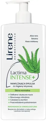 Lirene Lactima Intense+ эмульсия для интимной гигиены увлажняющая с алоэ 300 мл