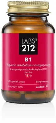 Витамин B1 кокарбоксилаза с тиамином Labs212 Vitamin B1 Coenzymated, БАД, 60 шт