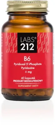 БАД витамин B6 P-5-P и пиридоксин Labs212 Vitamin B6 P-5-P + Pyridoxine, 60 шт