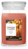 Ароматическая свеча в банке Yankee Candle Signature Spiced Pumpkin «Пряная тыква», 368 г — фото 3