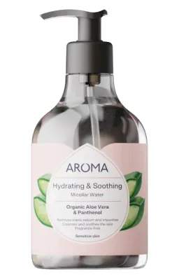 Мицеллярная жидкость для лица Aroma Hydrating Soothing Micellar Water увлажняюще-успокаивающая, 360 мл