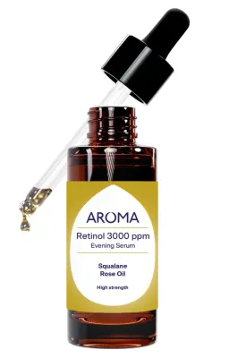 Сыворотка для лица Aroma Retinol Evening Serum регенерирующая, ночная, с ретинолом 0,3%, 30 мл