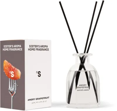 Диффузор ароматический Sister's Aroma Secret Angry Grapefruit Home Fragrance для дома, 140 мл