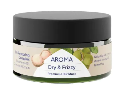 Премиум-маска для сухих и непослушных волос Aroma Dry + Frizzy Premium Hair Mask, 200 мл