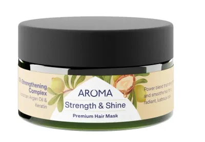 Маска для волос премиум Aroma Strength + Shine Premium Hair Mask «Сила и блеск», 200 мл