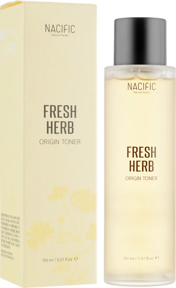 Nacific Fresh Herb Origin Toner тоник для лица с календулой 150 мл, увлажняющий успокаивающий с ниацинамидом