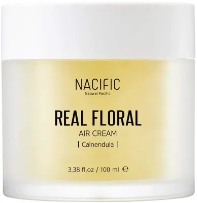 Nacific Real Floral Calendula Air Cream крем-гель для лица с календулой 100 мл, успокаивающий, лёгкий, для чувствительной кожи