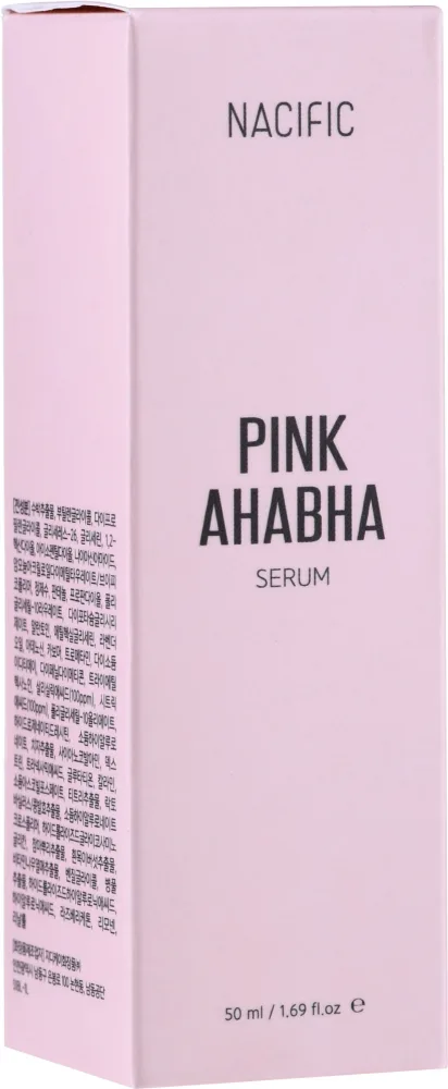 Nacific Pink AHA BHA Serum отшелушивающая сыворотка для лица с экстрактом арбуза и кислотами AHA и BHA 50 мл