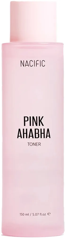 Nacific Pink AHA BHA Toner тоник для лица с экстрактом арбуза, кислотами AHA и BHA 150 мл, отшелушивающий, для всех типов кожи
