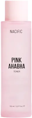 Nacific Pink AHA BHA Toner тоник для лица с экстрактом арбуза, кислотами AHA и BHA 150 мл, отшелушивающий, для всех типов кожи