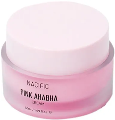 Nacific Pink AHA BHA Cream крем для лица с экстрактом арбуза, кислотами AHA BHA и ниацинамидом, корейский 50 мл