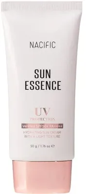 Nacific Sun Essence эссенция для лица солнцезащитная увлажняющая SPF50+ PA++++, с ниацинамидом, без белых следов
