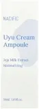 Nacific Uyu Cream Ampoule крем-сыворотка для лица питательная с молочными протеинами 50 г, с церамидами и гиалуроновой кислотой для сухой кожи — фото 2
