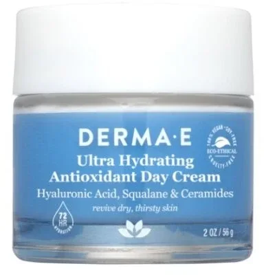 Derma E Hydrating Day Cream увлажняющий дневной крем для лица с гиалуроновой кислотой, зелёным чаем и витаминами C и E 56 г