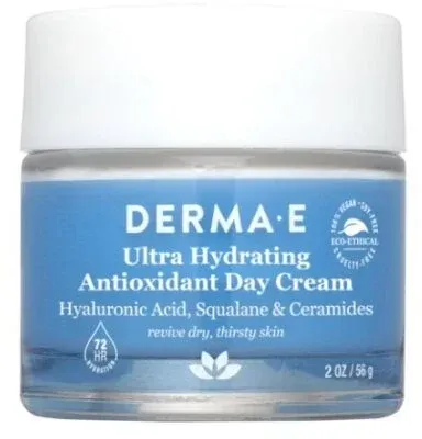 Derma E Hydrating Day Cream увлажняющий дневной крем для лица с гиалуроновой кислотой, зелёным чаем и витаминами C и E 56 г