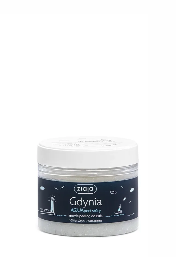 Пилинг для тела Ziaja Gdynia Aquaport Skin Sea Body Scrub сахарно-солевой, с морским ароматом, 300 мл