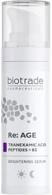 Biotrade Re:Age Tranexamic Acid 5% Niacinamide 5% Peptide сыворотка для лица осветляющая с транексамовой кислотой ниацинамидом и пептидами 30 мл