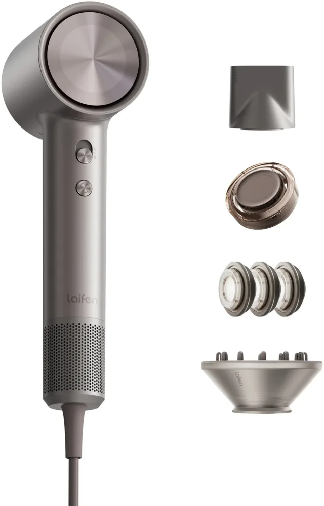 Фен для волос Laifen Swift 4 Hair Dryer Polished Titanium, с ионизацией, титановый