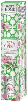 Sweet Home Collection Sweet Home Oleandro Rosa Limited Edition - Диффузор ароматический Sweet Home Oleandro Rosa Limited Edition для дома, лимитированная серия, 100 мл