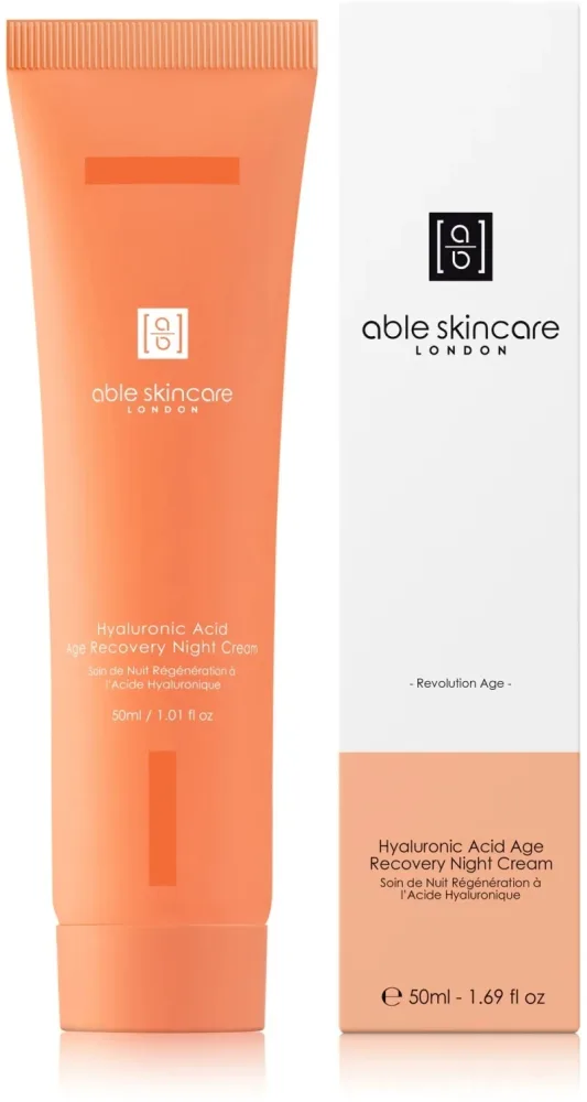 Регенерирующий ночной крем для лица Able Skincare Hyaluronic Acid Age Recovery Night Cream, 50 мл