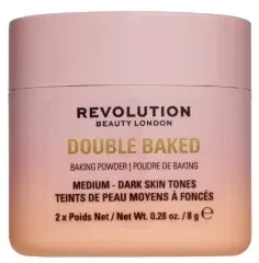 Пудра рассыпчатая Makeup Revolution Double Baked Loose Powder, 8 г, оттенок Fair To Medium