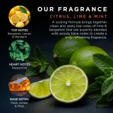 Baylis & Harding Baylis & Harding Citrus, Lime & Mint Men's Travel Bag (sh/gel/50 мл + shmp/100 мл + f/wash/50 мл) - Мужской дорожный набор Baylis Harding Citrus, Lime, Mint Men's Travel Bag: гель для душа, шампунь, средство для умывания — фото 5