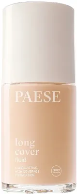 Тональная основа для лица Paese Long Cover Fluid New Formula, 30 мл, оттенок 0 - Nude