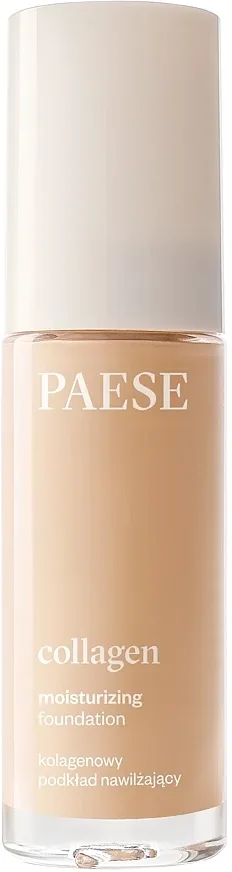 Тональная основа для лица Paese Collagen Moisturizing Foundation увлажняющая, с коллагеном, 30 мл, оттенок 301N - Light Beige