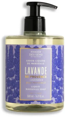Panier des Sens Iconic Lavender жидкое марсельское мыло 500 мл, с ароматом лаванды, Liquid Marseille Soap