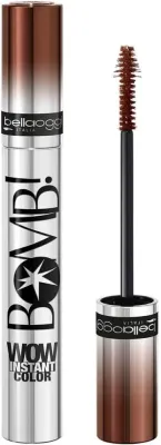 Тушь для ресниц Bellaoggi Bomb! Mascara Volume Color Wow Instant, 9 мл, оттенок Brown