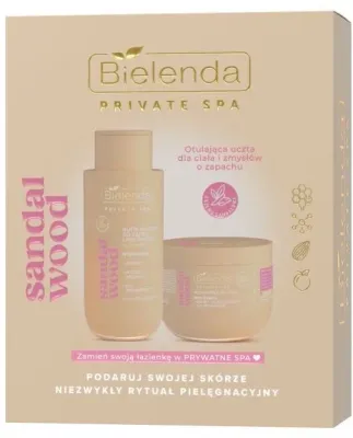 Набор Bielenda Private Spa Sandal Wood: масло для тела 250 мл и молочко для тела 300 мл