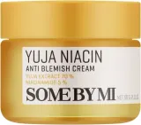 Some By Mi Yuja Niacin Anti Blemish Cream крем для лица осветляющий с юдзу и ниацинамидом 60 г, от пигментных пятен — фото 1