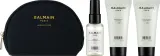 Набор Balmain Paris Hair Couture Limited Edition Cosmetic Bag Cosmic Saffire: шампунь, кондиционер, спрей-кондиционер по 50 мл и косметичка — фото 1