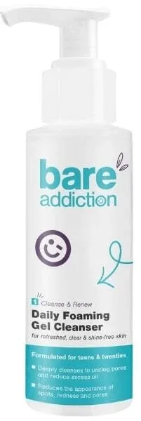 Пенящийся гель для ежедневного умывания лица Bare Addiction Daily Foaming Gel Cleanser, 150 мл