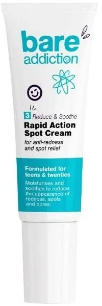 Bare Addiction Rapid Action Spot Cream крем для лица точечный 15 мл, с салициловой кислотой и ниацинамидом, для проблемной кожи
