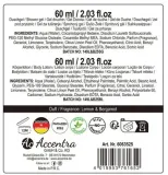 Набор Accentra Essential Botanicals Lemon Bergamot Bath Set: гель для душа и лосьон для тела по 60 мл — фото 3