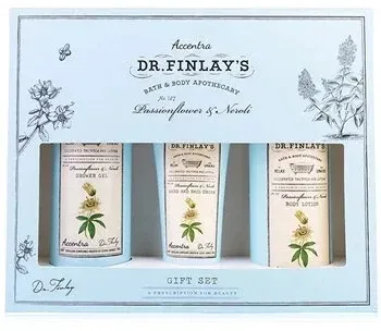 Набор Accentra Dr. Finlay's Passionflower Neroli Bath Set: гель для душа, лосьон для тела, крем для рук