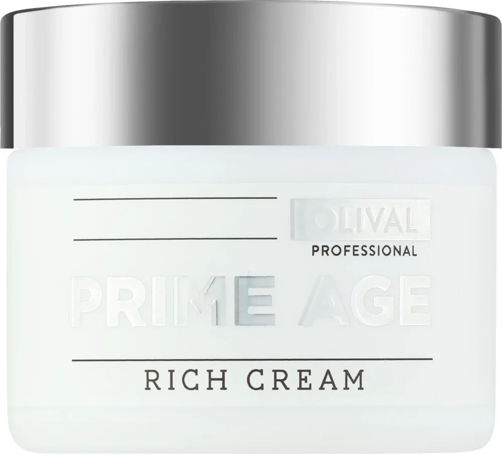 Olival Professional Prime Age Rich Cream крем для лица питательный антивозрастной, с маслом ши, женьшенем и ашвагандой 50 мл