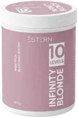 Пудра осветляющая для волос Estern Infinity Blonde 10 Levers High-Tech Bleaching System, до 10 уровней, 500 г