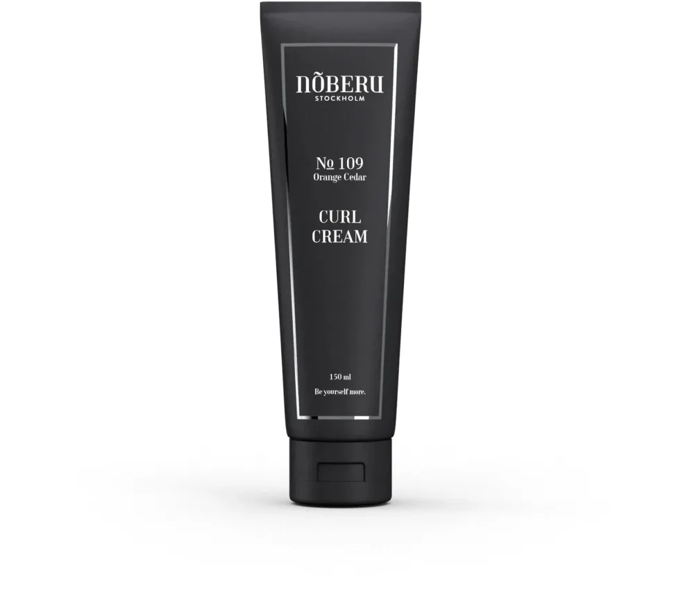 Noberu Of Sweden Noberu Stockholm Curl Cream №109 Orange Cedar - Крем для укладки вьющихся волос Noberu Stockholm Curl Cream Orange Cedar, 150 мл