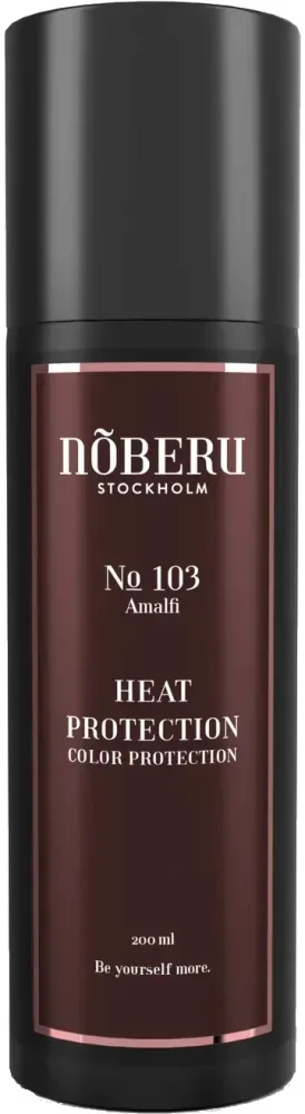 Noberu Of Sweden Noberu Stockholm №103 Amalfi Heat Protection with Color Protection - Спрей для волос Noberu Stockholm №103 Amalfi Heat Protection with Color Protection термозащитный, с защитой цвета, 200 мл