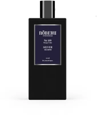 Noberu Of Sweden Noberu Stockholm №109 Silver Shampoo Orange Cedar - Шампунь для нейтрализации жёлтых оттенков Noberu Stockholm №109 Silver Shampoo Orange Cedar, 250 мл
