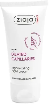 Крем для лица Ziaja Med Dilated Capillaries Regenerating Night Cream ночной, против покраснений, 50 мл
