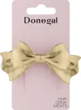 Заколка для волос Donegal FA-5754, золотистый бантик, 1 шт — фото 1