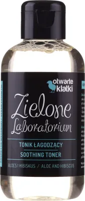 Zielone Laboratorium тоник для лица успокаивающий с алоэ и гибискусом 150 мл для сухой и чувствительной кожи